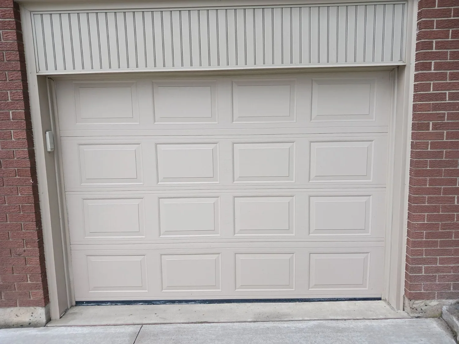 Classic raised-panel replacement in Etobicoke